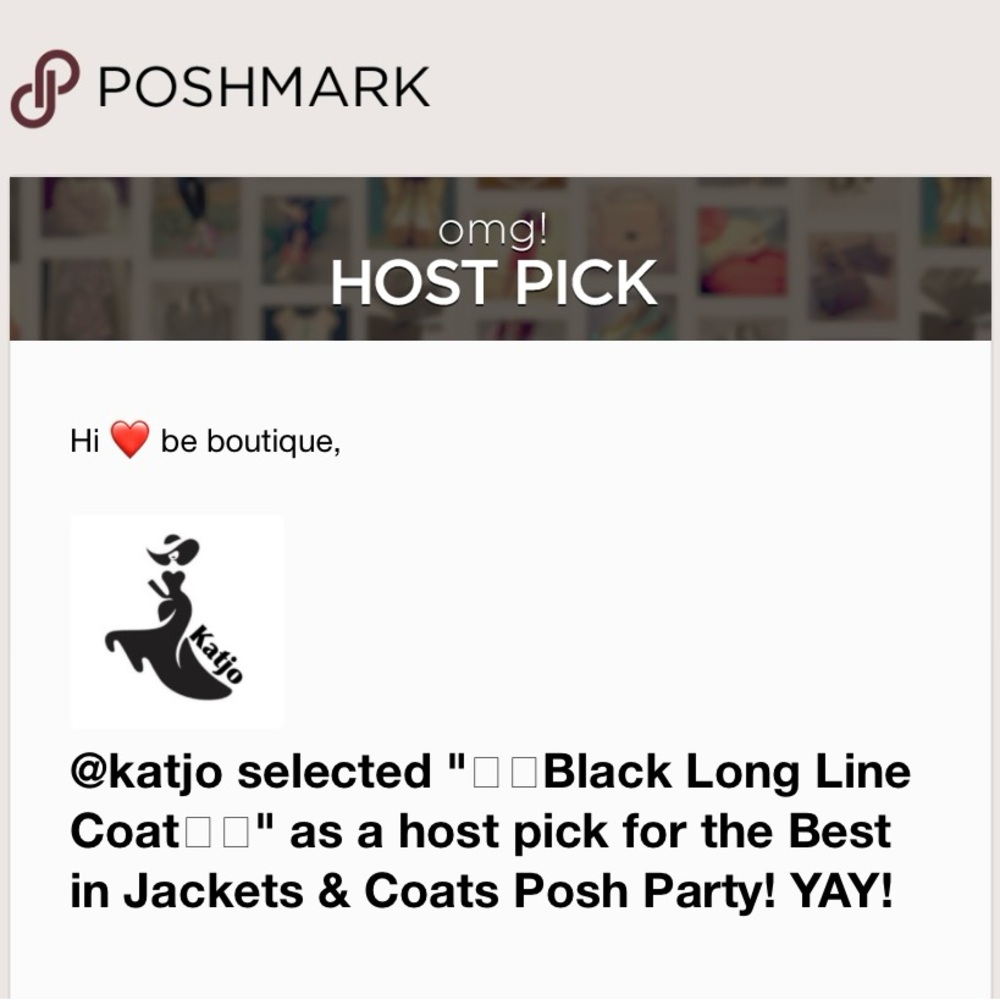 💙💕Black Long Line Coat💕💙 - Picture 4 of 4